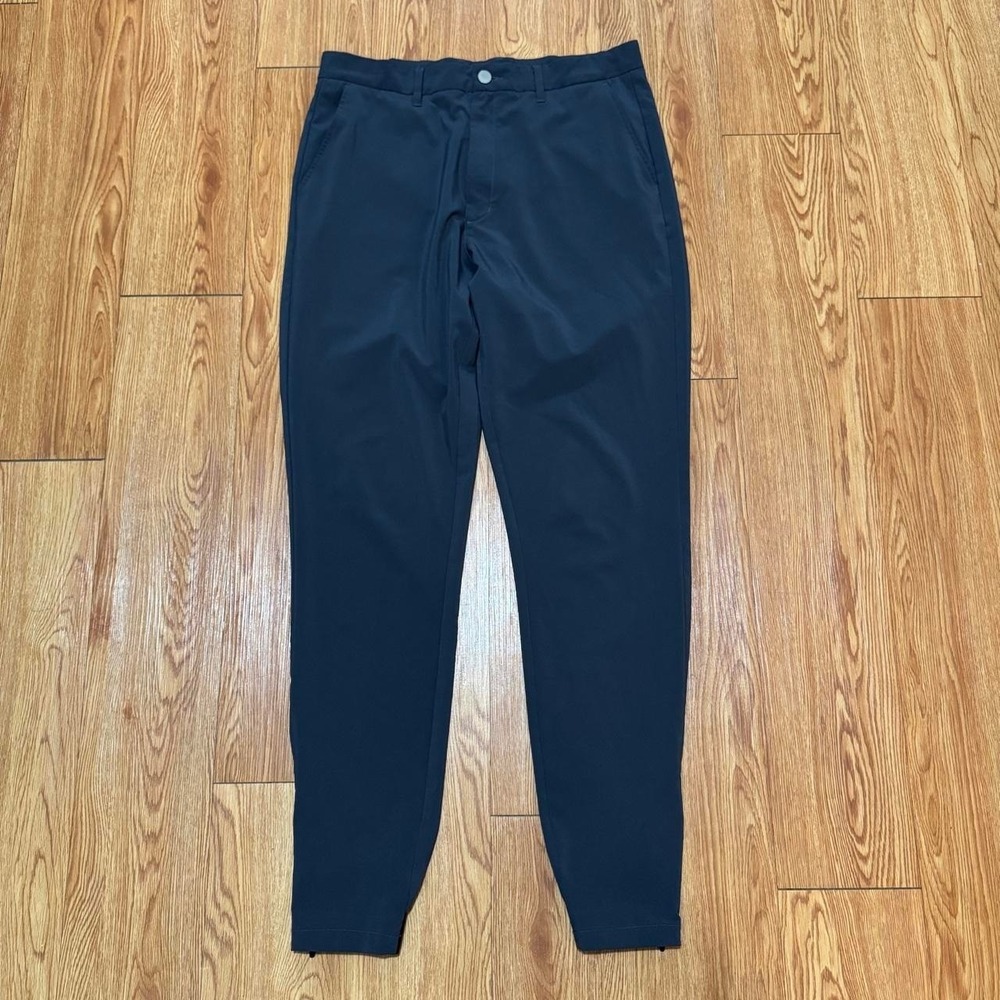 PRIMO Men's Joggers 34 Tall Tapered Performance Golf Athletic Stretch Gray